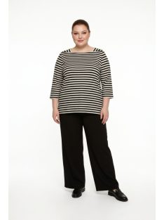 Via Appia Beige-Fekete Csíkos Ninna Felső