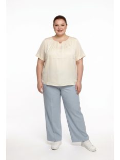 Via Appia Ekrü Selyem Cilla Blúz