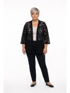 Via Appia Sötétkék Csipkés Léna Kardigán