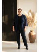 Via Appia Sötétkék Csipkés Léna Kardigán