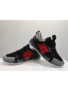 Basic Fekete-Fehér-Piros Cipő