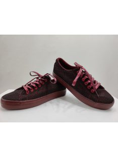 Basic Bordó Csillogós Cipő