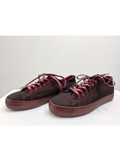 Basic Bordó Csillogós Cipő