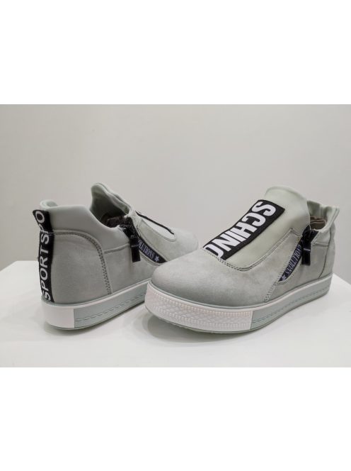 Basic Almazöld Schino Magasított Szárú Cipő-38