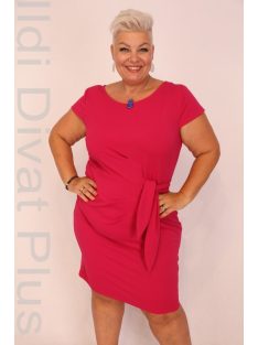 Zita Fuxia Oldalt Kötős Ruha