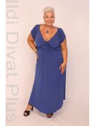 Zita Királykék Átlapolt Maxi Ruha