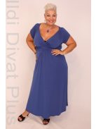 Zita Királykék Átlapolt Maxi Ruha