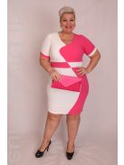 Zita Fehér-Pink Opál Ruha