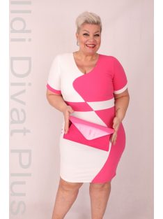 Zita Fehér-Pink Opál Ruha