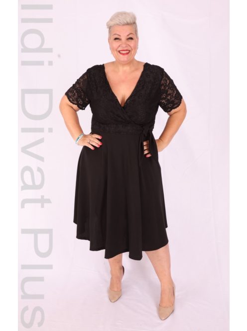 Zita Sötétkék A-Vonalú Ruha