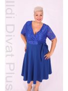 Zita Királykék  A-Vonalú Ruha