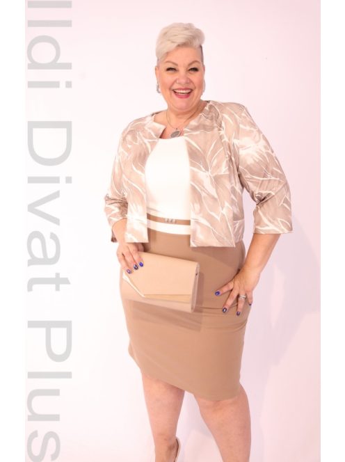 Zita Kék-Fehér Mintás Komplé