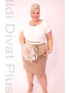 Zita Kék-Fehér Mintás Komplé