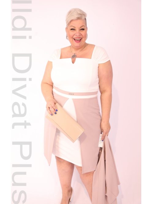 Zita Mályva-Ekrü Komplé-3XL