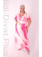Zita Pink-Mintás Angelina Maxi Ruha