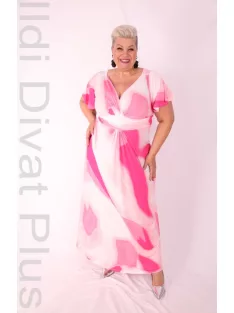 Zita Pink-Mintás Angelina Maxi Ruha
