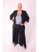 Zita Kék-Fehér Mintás Overál+ Boleró