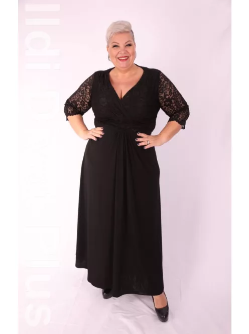 Zita Fekete-Csipkés Maxi Ruha