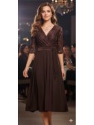 Zita Barna Csipkés 3/4 Ujjú Ruha