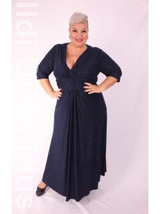 Zita Sötétkék Minna Maxi Ruha