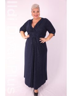 Zita Sötétkék Minna Maxi Ruha