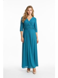 Zita Türkiz Csillogós Maxi Ruha