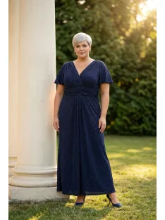 Zita Sötétkék-Csillogós Ella Ruha