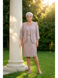 Zita Mályva Csipkés Komplé