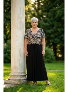 Zita Fekete-Fehér Limana Maxi Ruha