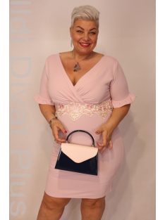 Zita Púder-Csipkebetétes Ruha