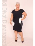 Zita Kék Oldalt kötős Ruha