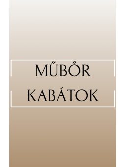 Műbőr Kabátok